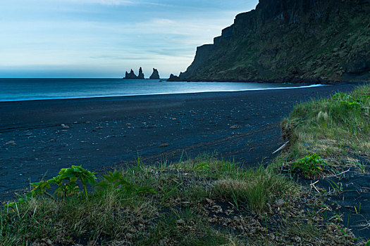 北欧,冰岛,风景,岩石上