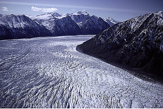 冰河,克卢恩国家公园,育空地区,加拿大