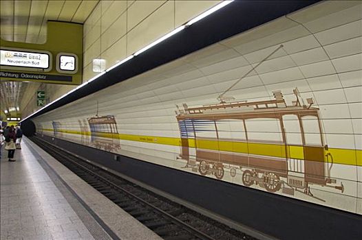 地铁站,卡尔斯,慕尼黑