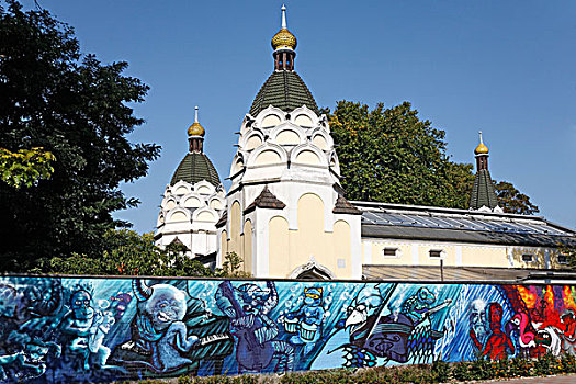 墙壁,动物园,动物,涂绘,涂鸦,艺术家,北莱茵威斯特伐利亚,德国,欧洲