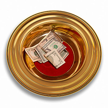 教堂,给,盘子,货币