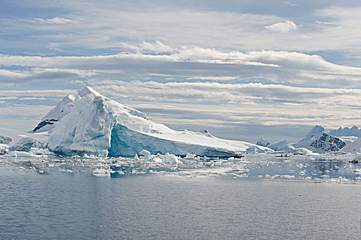 旅游,冰山,海岸线,南极半岛,南极