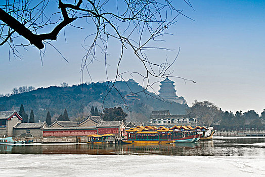 北京颐和园万寿山佛香阁