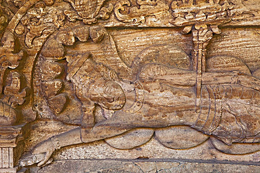 柬埔寨,金边,国家博物馆,砂岩,楣,时期,区域,11世纪