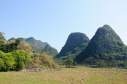 桂林喀斯特山景