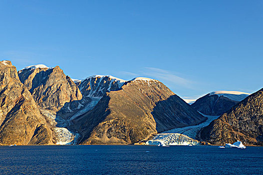 冰山,冰河,峡湾,格陵兰