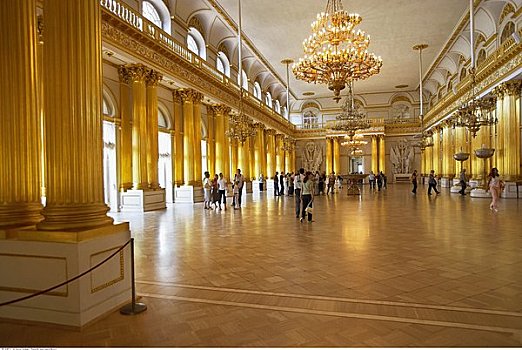 冬宫,冬宫博物馆,圣彼得堡,俄罗斯