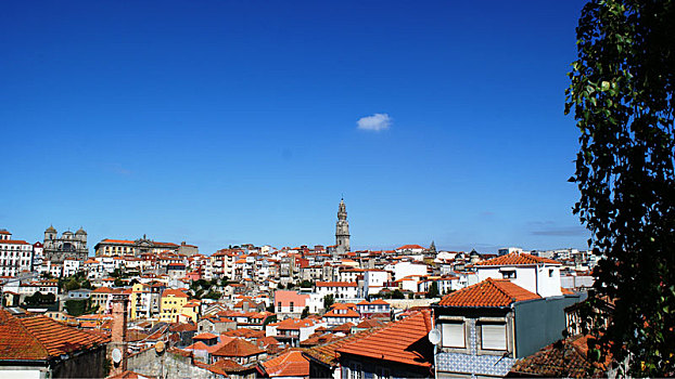 全景,漂亮,波尔图,城市,葡萄牙