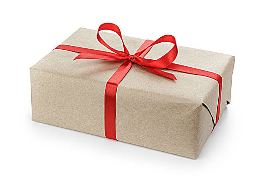 礼物,包裹,盒子,丝带,蝴蝶结,隔绝,白色背景