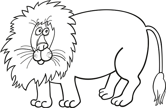 非洲狮,上色画册