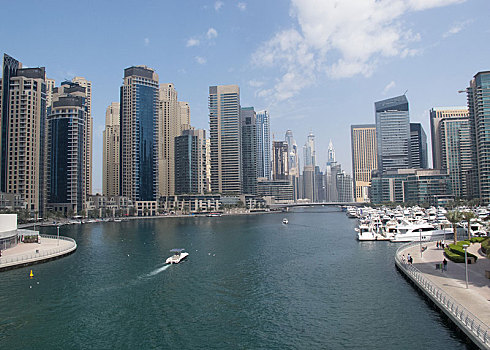 迪拜,码头,阿联酋,亚洲
