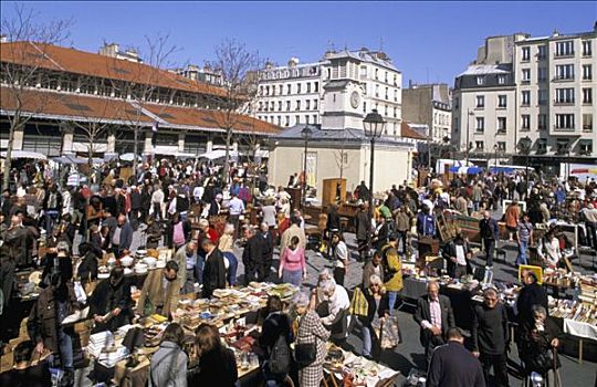 法国,巴黎,旧货市场