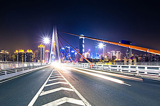 夜景,重慶,橋