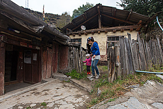 川西九寨沟县大录藏寨