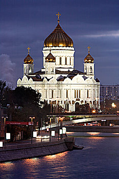 大教堂,耶稣,莫斯科,重建