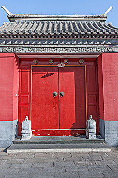 中国传统的门