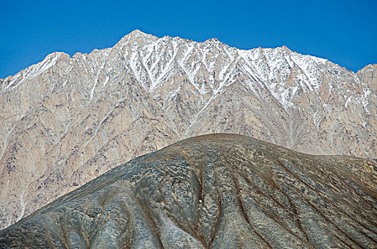 全景,山脉,喜马拉雅山,北方,查谟-克什米尔邦,印度