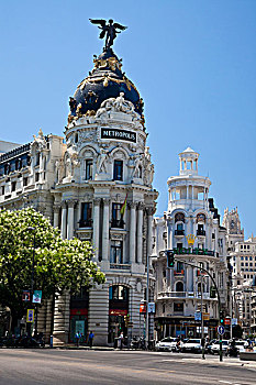 欧洲,西班牙,马德里,城市建筑