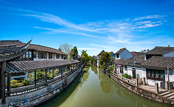 上海市金山区枫泾古镇水乡