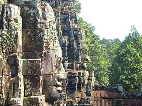 塔普伦寺,庙宇,吴哥窟,柬埔寨