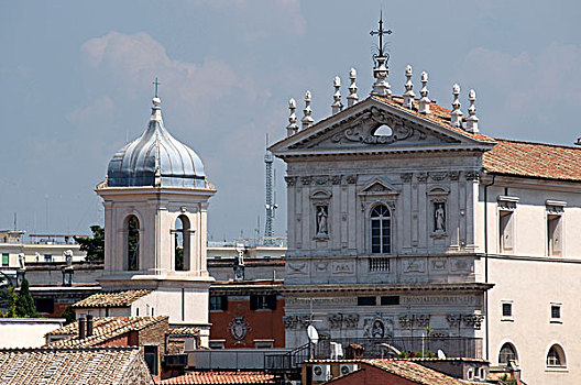 教堂,圆屋顶,饿,罗马,意大利,欧洲