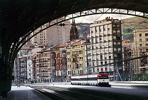 地铁站,毕尔巴鄂,西班牙