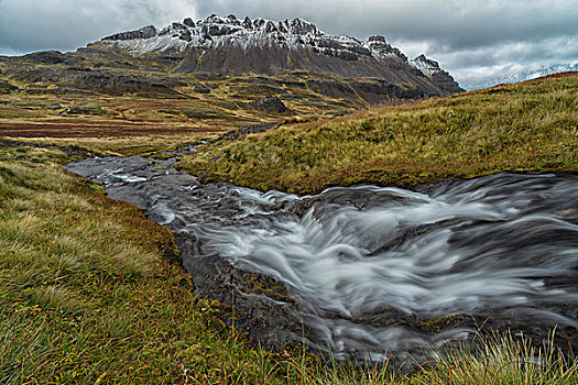 一个,许多,河流,山,西部,峡湾,区域,冰岛