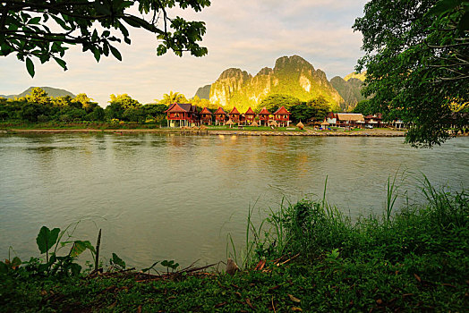 老挝万荣风光