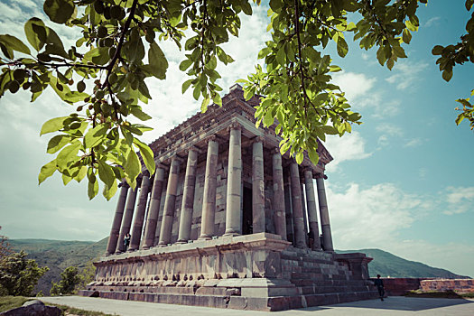 古老,异教,庙宇,希腊风格,亚美尼亚