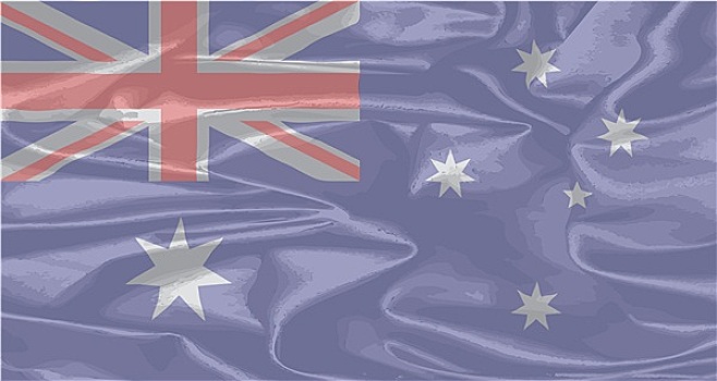 澳大利亚,丝绸,旗帜