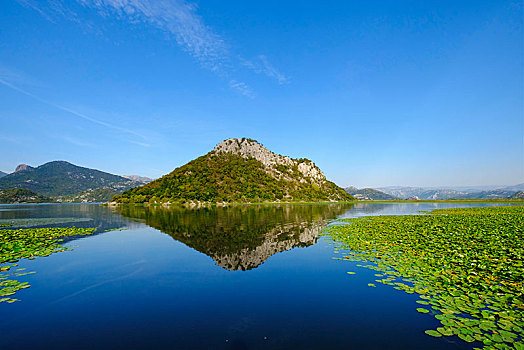 湖,国家公园,省,黑山,欧洲