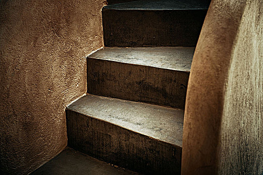 圣托里尼岛,楼梯,特写,希腊