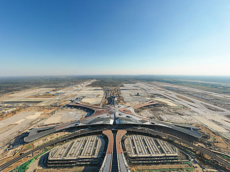 航拍北京大兴国际机场