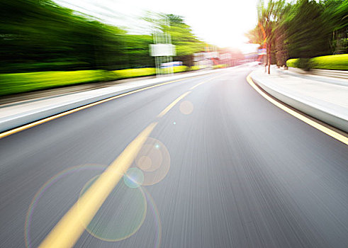 道路,动感