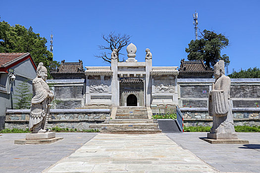 北京石景山慈悲庵田义墓石刻文物园