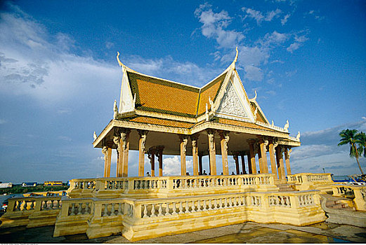 传统建筑,金边,柬埔寨