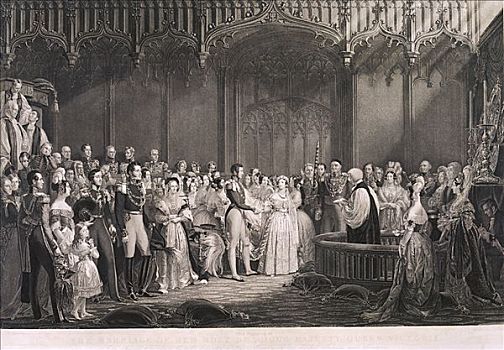 维多利亚皇后,王子,婚姻,圣詹姆士宫,伦敦,艺术家