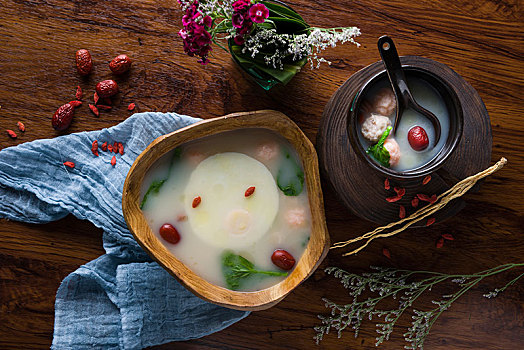 蝦滑肉圓湯