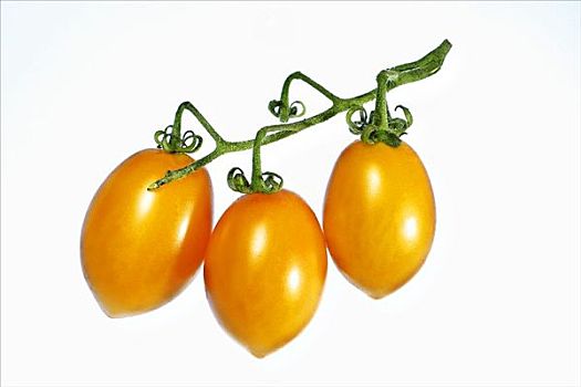 三个,黄色西红柿