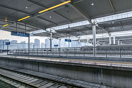 重庆市火车北站月台建筑