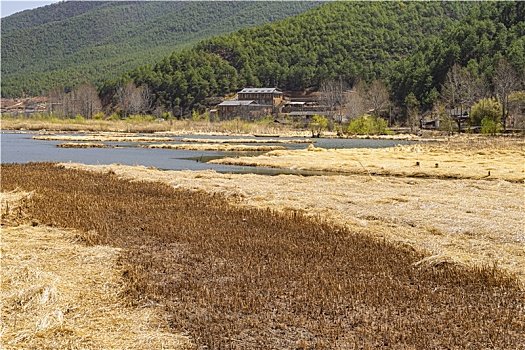 中国泸沽湖风光