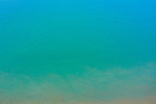 航拍海南三亚湾旅游度假区海水浴场椰林沙滩