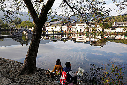 宏村南湖风景