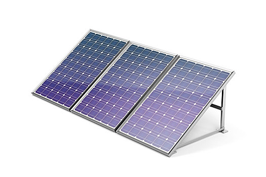 三个,太阳能电池板