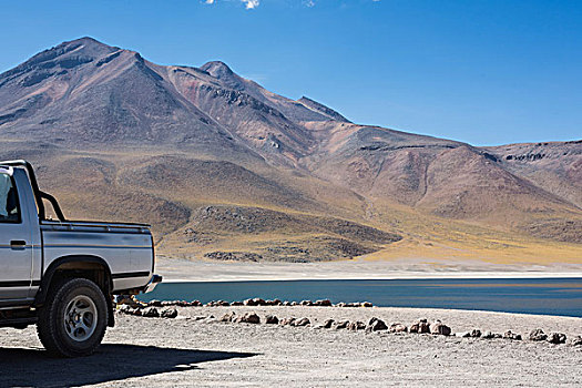 交通工具,湖,佩特罗,阿塔卡马沙漠,智利