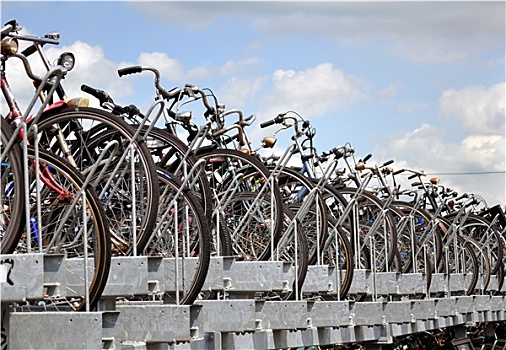 自行车,停放,阿姆斯特丹