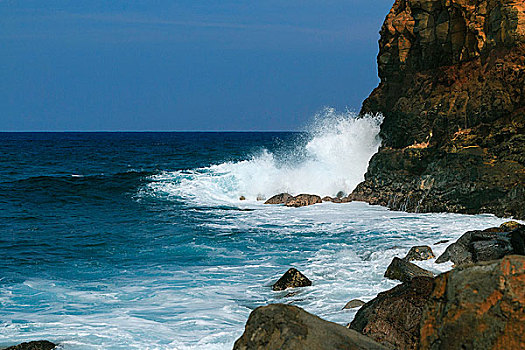 海浪沙滩