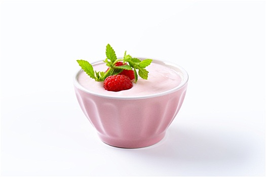 亮光,树莓酸奶