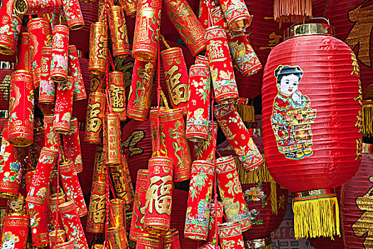 春节,装饰,香港,中国