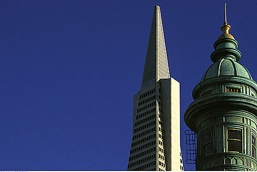 建筑,特写,旧金山,加利福尼亚,美国